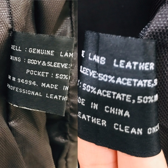 Couture by J.Park Lamb Leather Jacket L Brown Coat - Picture 6 of 8